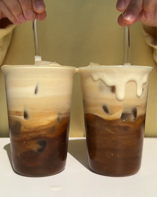  Banana cream cold brew latte 