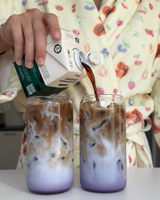 Blueberry Cold Brew Latte