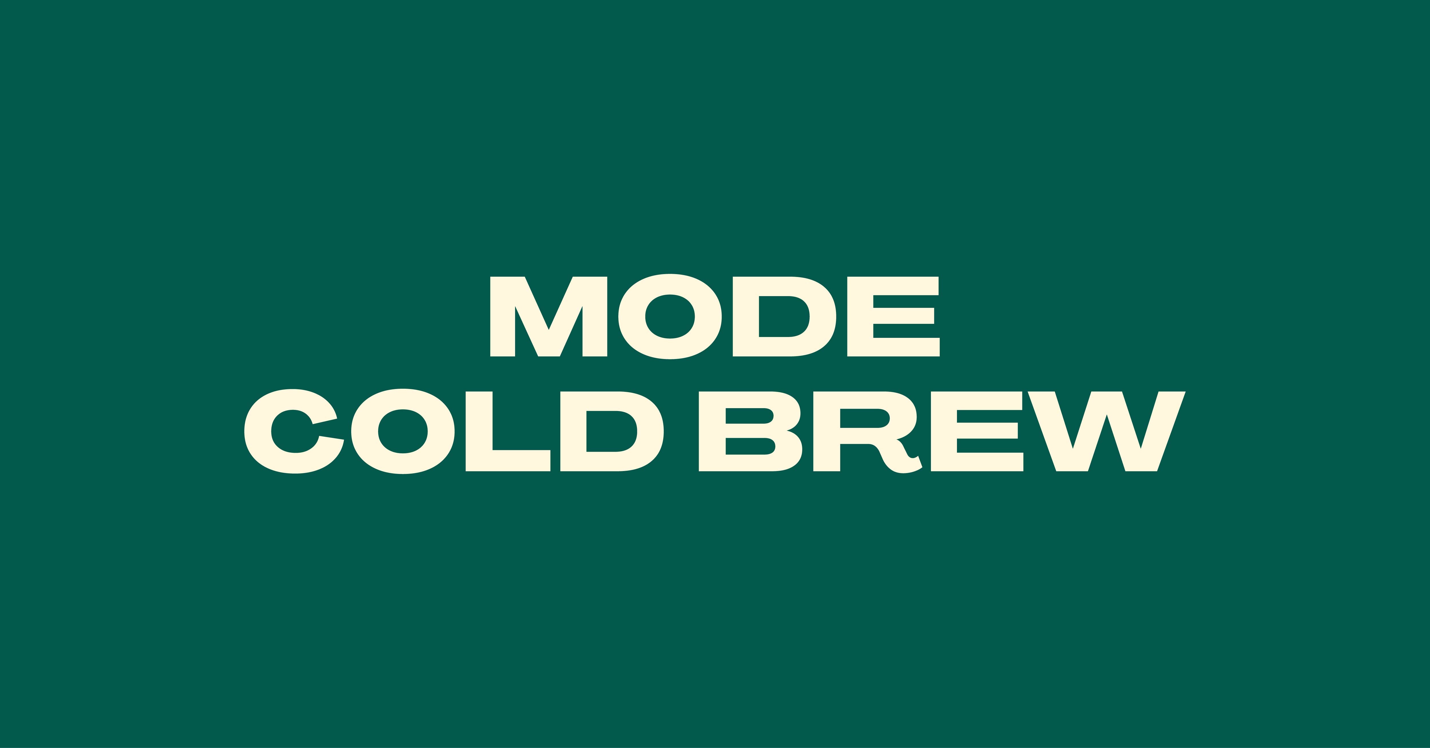 Vår Berättelse Mode Cold Brew 4763